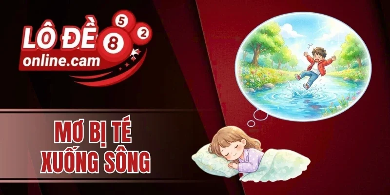 Mơ bị té xuống sông