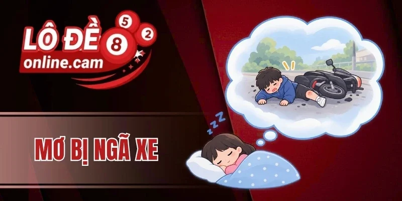 Mơ bị ngã xe